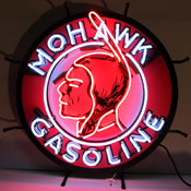 Gas - Mohawk Gasoline Neon Sign, 5GSMOH