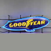 Goodyear Blimp Neon Sign, 5GYBMP