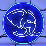 Hellephant Hemi Mopar Neon Sign, 5HELLE