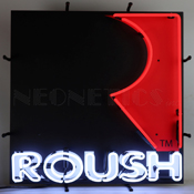 Roush Square R Neon Sign, 5RSHSR