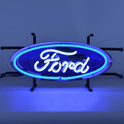 Ford Oval Junior Neon Sign, 5SMLFD