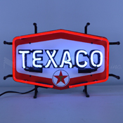 Texaco Hexagon Junior Neon Sign, 5SMLTX