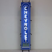 Chevrolet Vertical Junior Neon Sign, 5SMLVC
