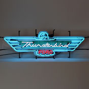 Ford Thunderbird Neon Sign With Backing, 5TBIRD