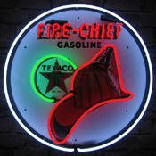 Texaco Fire Chief Neon Sign, 5TXFIR