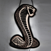 Slim Led - Ford Snake Slim Led Sign, 7LEDFS