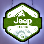 Slim Led - Jeep Since 1941 Slim Led Sign, 7LEDJP