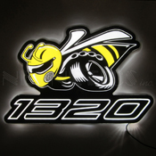 Slim Led - Scat Pack 1320 Dragpack Slim Led Sign, 7LEDSP