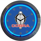 Ford Cobra Neon Clock, 8COBRA