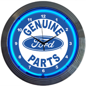 Ford Genuine Parts Neon Clock 15