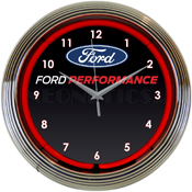 Ford Performance Neon Clock, 8FRDPF