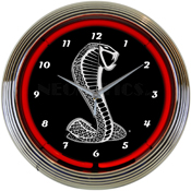 Ford Snake Neon Clock, 8FRDSN