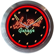 Hot Rod Garage Neon Clock 15