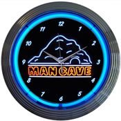 Mancave Neon Clock 15
