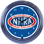 NHRA Neon Clock, 8NHRAC