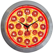 Pizza Neon Clock, 8PIZZA