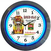 Rock-Ola Jukebox Neon Clock 15