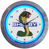 Shelby Cobra Ford Olp Mustang Neon Clock 15