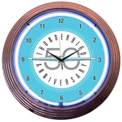 Ford Thunderbird Neon Clock 15 X 15 X 3, AGS-8THUND
