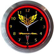 Gm Trans Am Neon Clock 15