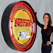 Mopar 36 Inch Neon Sign In Metal Can, 9MPRCR