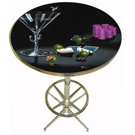Michael Godard Pocket Rockets Pub Table, GODPT-04