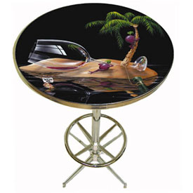 Michael Godard Lost In Paradise Pub Table, GODPT-08