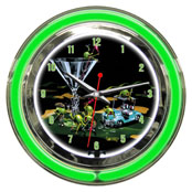 Michael Godard 19Th Hole Neon Clock 14