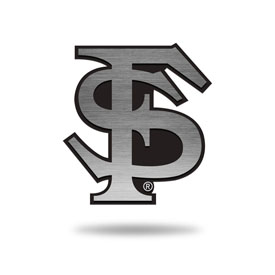 NCAA Florida State Seminoles Antique Nickel Auto Emblem for Car/Truck/SUV By Rico Industries, AEM100201