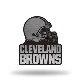 NFL Cleveland Browns Antique Nickel Auto Emblem for Car/Truck/SUV By Rico Industries, AEM2801