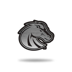 NCAA Boise State Broncos Antique Nickel Auto Emblem for Car/Truck/SUV By Rico Industries, AEM490701