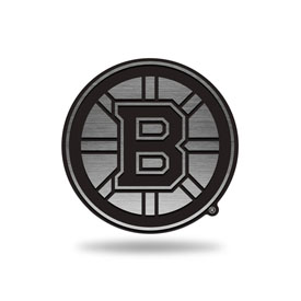 NHL Boston Bruins Antique Nickel Auto Emblem for Car/Truck/SUV By Rico Industries, AEM7301