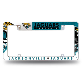 Jaguars All Over Chrome Frame, AFC0901T