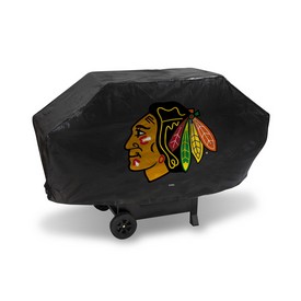 Blackhawks Deluxe Grill Cover (Black), BCB7702