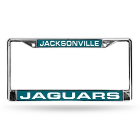 Jacksonville Jaguars Green Laser Chrome Frame, FCL0902