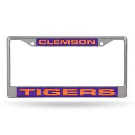 Clemson Tigers Grey / Purple Laser Chrome Frame, FCL120202