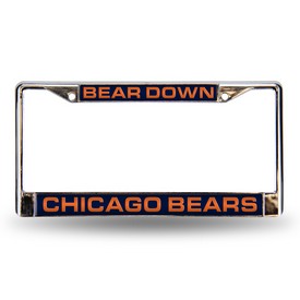 Bears "Bear Down" Laser Chrome Frame, FCL1210