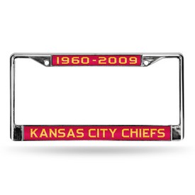 Chiefs 50Th Anniversary Laser Chrome Frm, FCL2730