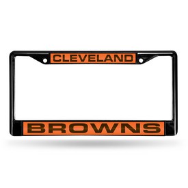 Cleveland Browns Black Laser Chrome Frame, FCLB2801