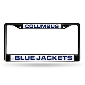Columbus Blue Jackets Black Laser Chrome Frame, FCLB9701