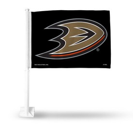 Anaheim Ducks Black Car Flag - D Logo, FG9404