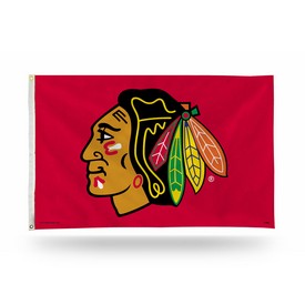 Blackhawks Red Banner Flag, FGB7702