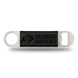 NCAA Rico Industries Colorado University Laser Engraved Black Bar Blade, LEBO500101BK