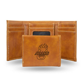 Adams State Grizzlies Brown Laser Engraved Trifold, LETRI500801BR