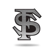 NCAA Florida State Seminoles Antique Nickel Auto Emblem for Car/Truck/SUV By Rico Industries, AEM100201