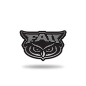 NCAA Florida Atlantic Owls Antique Nickel Auto Emblem for Car/Truck/SUV By Rico Industries, AEM100601