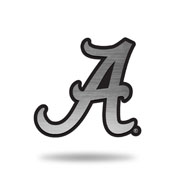 NCAA Alabama Crimson Tide Antique Nickel Auto Emblem for Car/Truck/SUV By Rico Industries, AEM150101