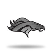 NFL Denver Broncos Antique Nickel Auto Emblem for Car/Truck/SUV By Rico Industries, AEM1601