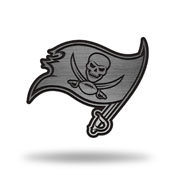 NFL Tampa Bay Buccaneers Antique Nickel Auto Emblem for Car/Truck/SUV By Rico Industries, AEM2101