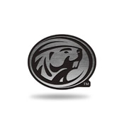 NCAA Bemidji State Beavers Antique Nickel Auto Emblem for Car/Truck/SUV By Rico Industries, AEM380301